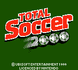 Total Soccer 2000 Title Screen